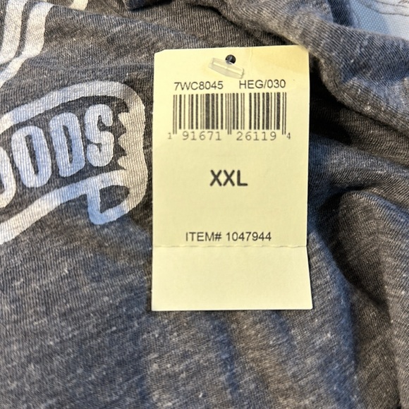 NWT Lucky Brand women’s Los Angeles graphic Logo T-shirt Gray Size XXL - Picture 5 of 5